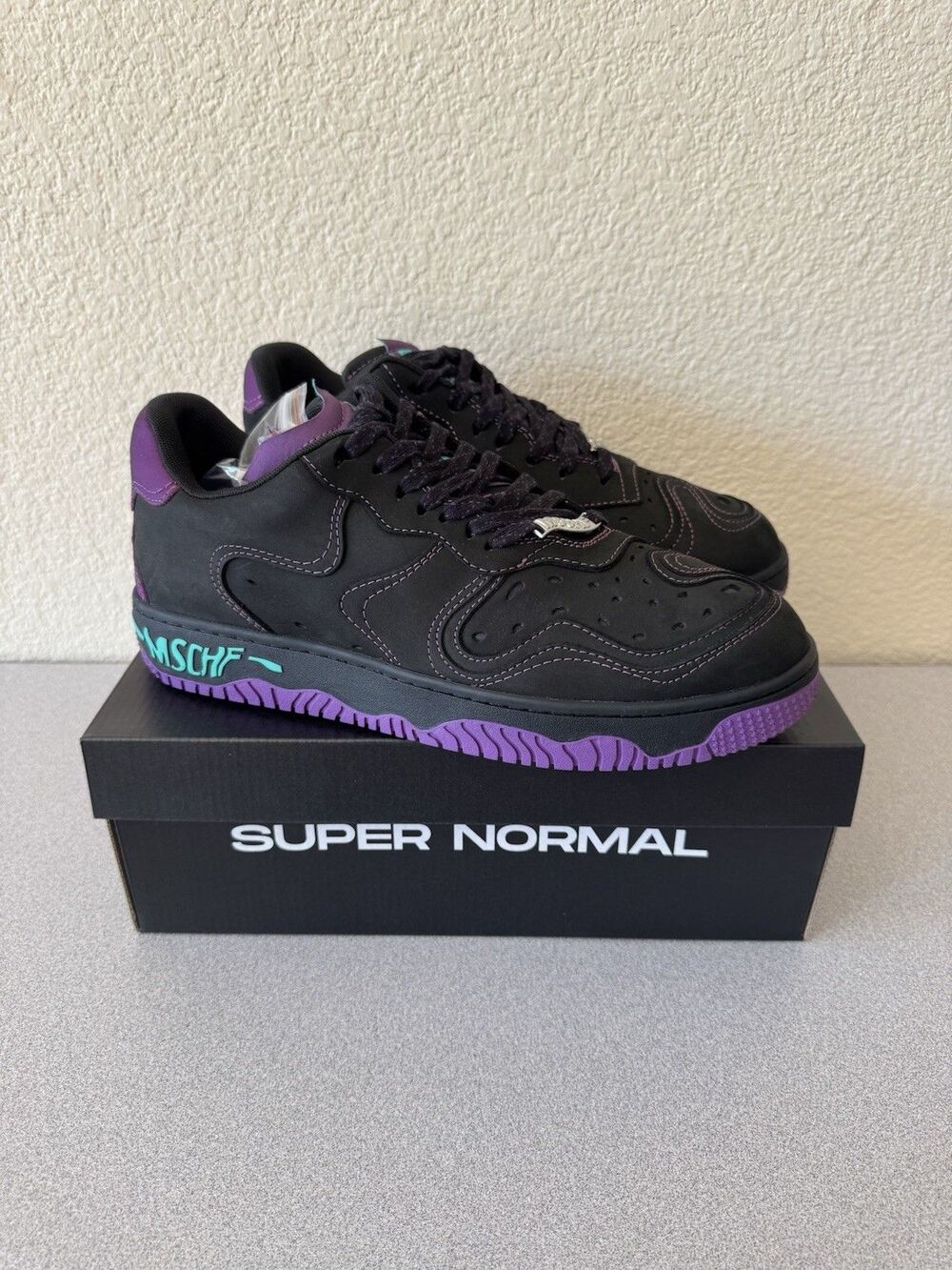 MSCHF Super Normal 2 Mars Black Purple Men’s Size 11 MSCHF005-1-MB New
